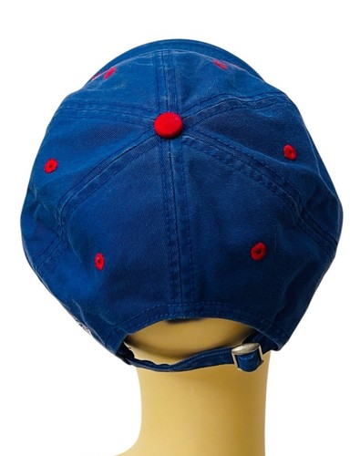 UNIVERSITY OF KANSAS JAYHAWKS STRAP BACK THE GAME EMBROIDERED ROCK CHALK DENIM - Picture 3 of 14