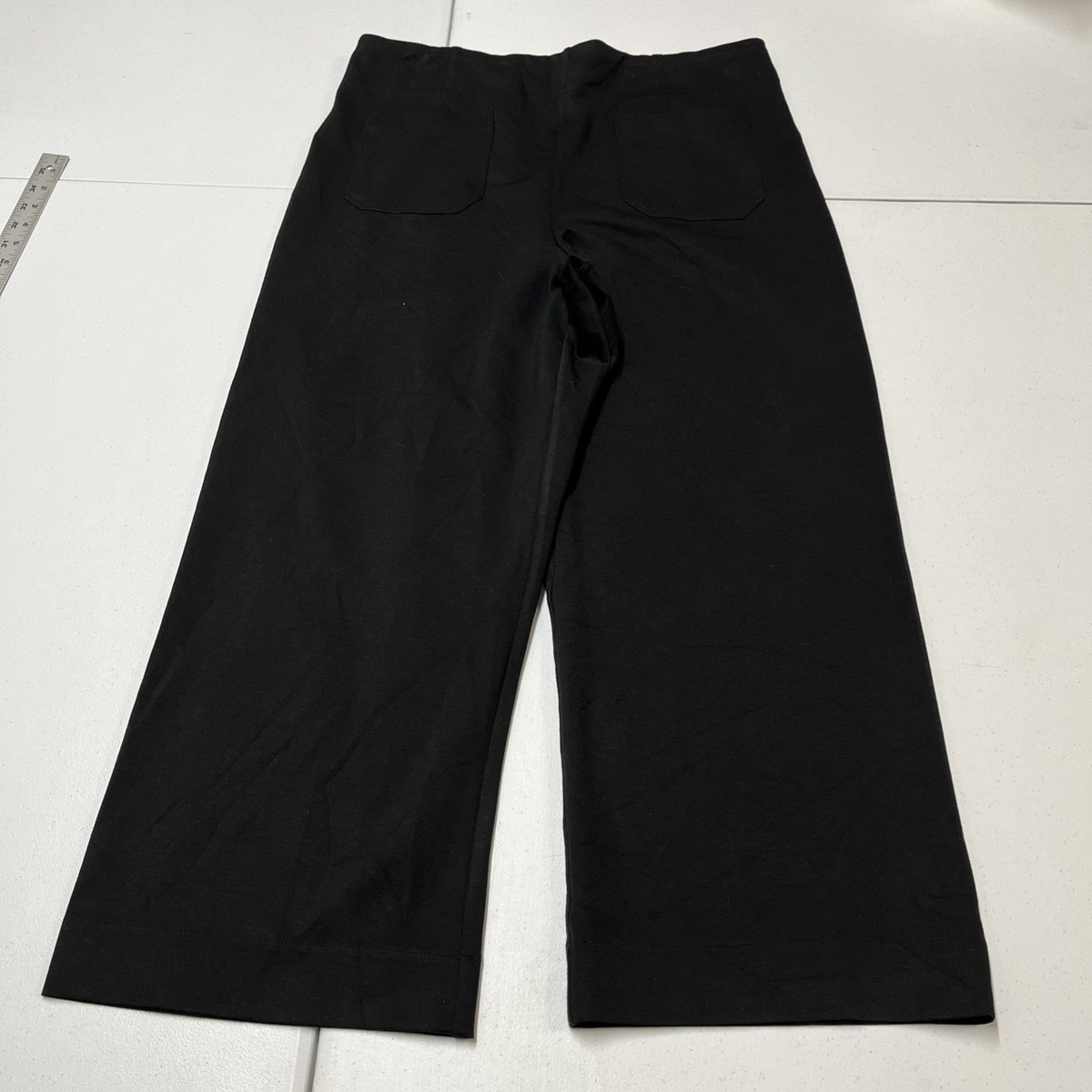 みき Jones New York Pants Womens 1X Black Pull On Elastic Waist Wide