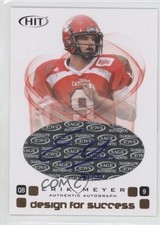 2006 SAGE Hit Design for Success Auto 36/100 Erik Meyer #D-24 Auto 0a1