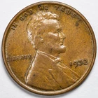 1932-P Lincoln Wheat Penny Cent Almost Uncirculated (AU)
