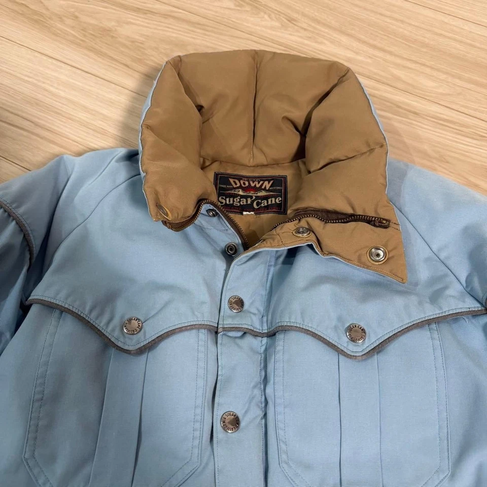 SUGAR CANE Western Yoke Down Jacket Light Blue M SC10912 F/S - Image 3 of 4