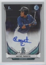 2014 Bowman Prospect Auto Chrome Ketel Marte #BCAP-KM Auto h8b