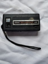 Kodak Tele Instamatic 608 Black 110 Film Camera 1970s Made USA
