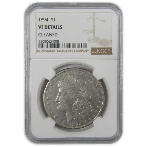 1894 Morgan Dollar VF Details NGC Silver $1 Coin SKU:CP65
