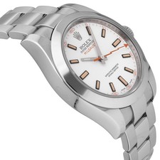 Rolex Milgauss Stainless Steel White Dial 40mm Automatic Men's Watch 116400 3