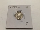 1943 D Mercury Silver Dime Exact Coin Shown Holder Will Be Removed For Shipping