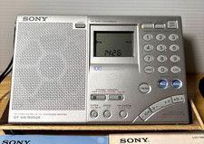 SONY ICF-SW7600GR World Band Receiver AM FM SW SSB Radio Tested Working Used