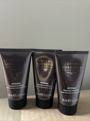 3 pack Grow Gorgeous Intense Thickening Conditioner 50ml 1.6 fl oz Travel Sz New