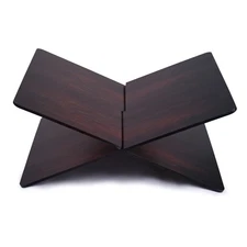 Wood Book Stand 2-Piece Acrylic Book Holder12.5 x 9.5X 5.5 in Reading Open La...