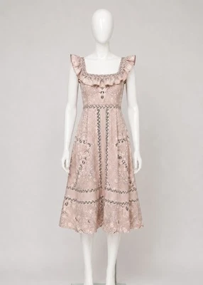 Sandro Women's Floral Dress Size XS (US 2/4) – Elegant Designer Dress - Photo 1/4