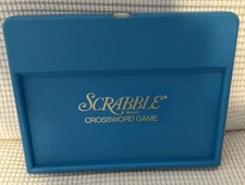 VINTAGE SCRABBLE BRAND CROSSWORD GAME TRAVEL EDITION PORTABLE FOLD