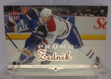 Rare PROMO 2006-07 Fleer Ultra Richard Zednik Card #109 Montreal Canadiens Sharp