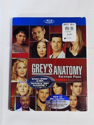 Grey s Anatomy - Season Four (Expanded) Blu-ray Box Set (BUY 5 DVD, GET 4 FREE) 