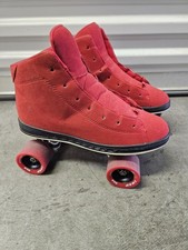 Atom Jackson Diva Sport Viper Nylon Quad Roller Skate - Red