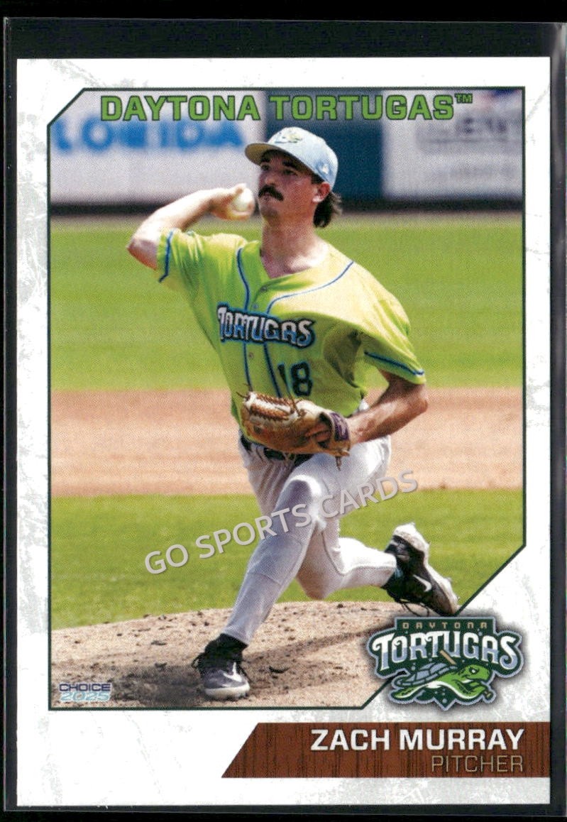 2025 Daytona Tortugas Zach Murray RC Rookie Reds Minor League | eBay