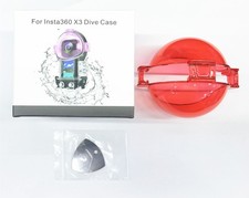 For Insta360 X3 Sports Panoramic Camera Waterproof Diving Case Protective Cover