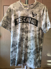 Nike Men's Houston Texans Salute to Service Camouflage Dri-FIT T-Shirt Gray S
