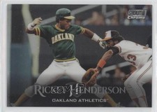 2019 Topps Stadium Club Chrome Refractor Rickey Henderson Eddie Murray HOF 0t2