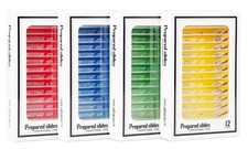 48 Prepared Microscope Slides Set of Animals Insects Plants Flowers, Biologic...