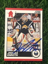 2010-11 Score #95 Jhonas Enroth AUTO Buffalo Sabres AUTOGRAPH Signed