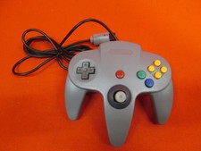 Classic Wired Controller Joystick For Nintendo 64 Game System Gray Grey 7545