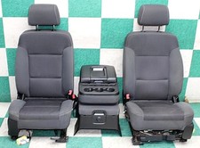 14 Gm Truck Cloth Black Front Split Bench Power Manual Buckets Console Jumpseat