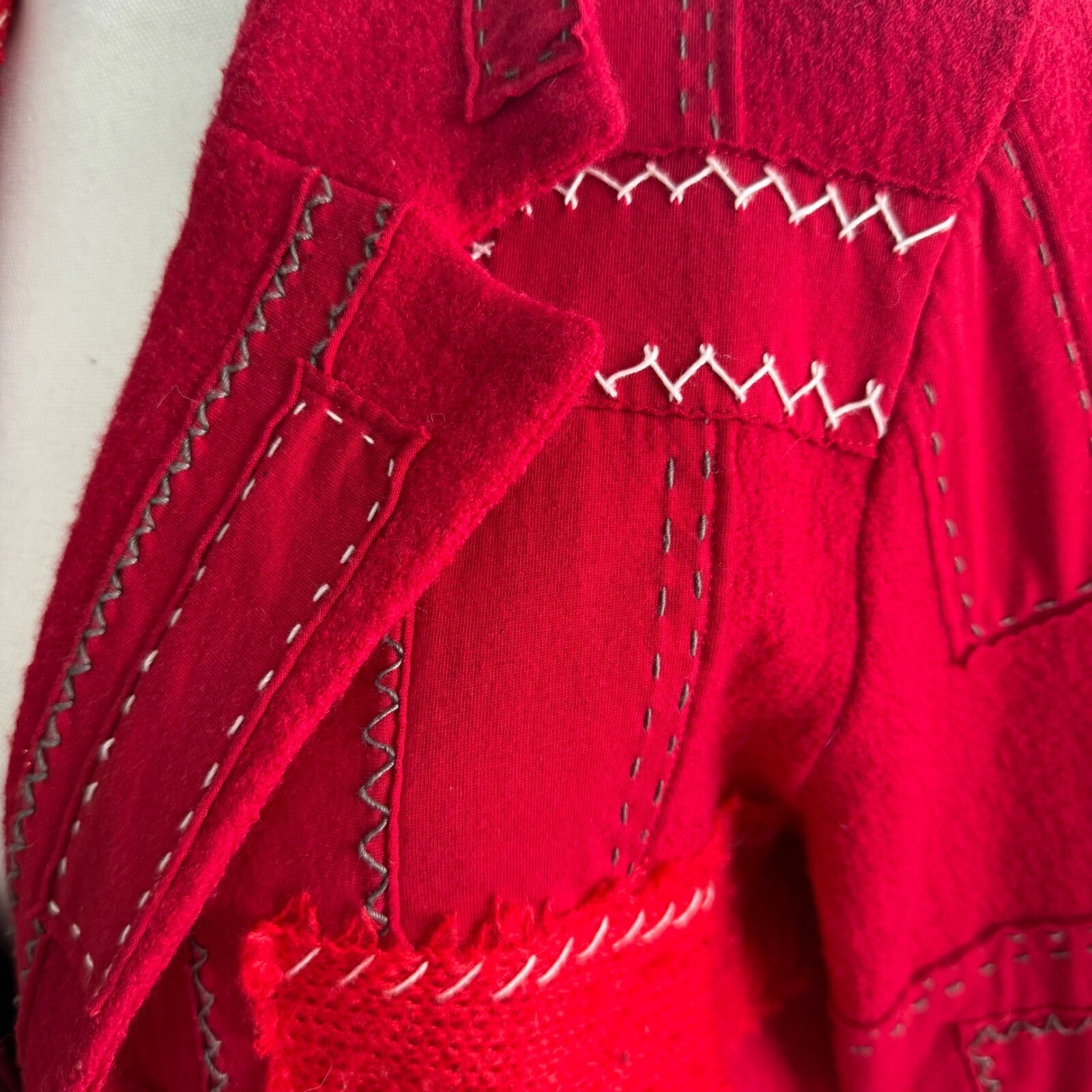 Orvis Wool Patchwork Blazer Jacket Unique Design … - image 10