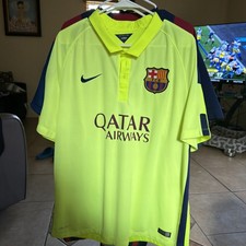 BARCELLONA 2014 2015 TERZA MAGLIA CALCIO MAGLIA CALCIO NIKE Nuova Senza Etichetta...