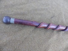 Wood Shaft with Steel Ball Hand Grip Walking Stick Cane Attractive Vintage 