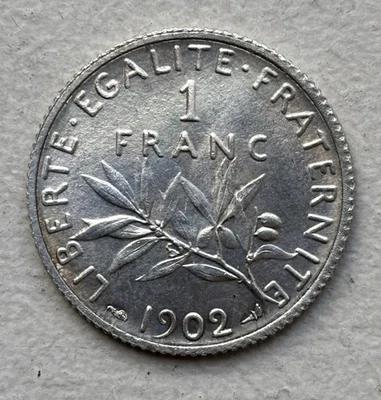 1 Franc Semeuse 1902 SUP / SPL - Photo 1/2