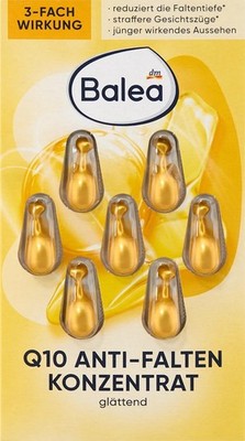 10 x 50ml Balea Concentrate Capsules Wrinkle Free Q10