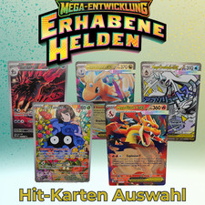 MEGA Pokemon Set - Erhabene Helden ASC - Hit Karten - DRAGORAN GENGAR etc.