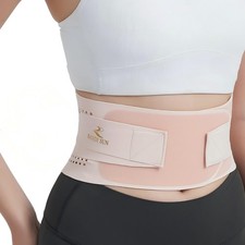 RANDY SUN Lower Back Brace for Women, Lightweight Compression Back Wrap Breat...