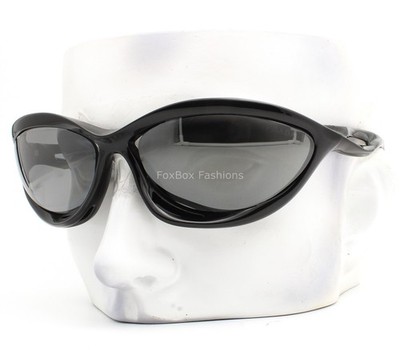Prada Morph SPR A26 1AB-60G Sunglasses Polished Black Gray Mirror w/case
