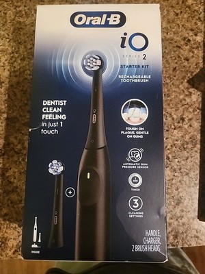 Oral-B iO Series 2 Rechargeable Electric Toothbrush ~ Night Black - OPEN BOX 