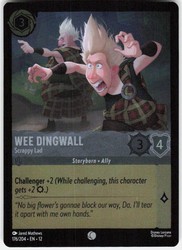 Wee Dingwall - Scrappy Lad 176/204 Wilds Unknown Cold Foil