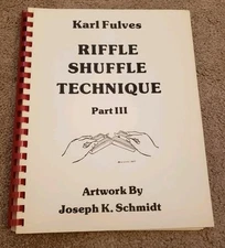 Karl Fulves Riffle Shuffle Technique 3 Gambling Card Magic Walton Jennings Oop