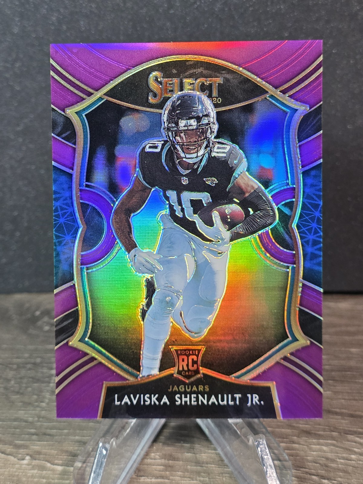 2020 Panini Select #59 Laviska Shenault Jr. Purple Prizm #/75 Jaguars Rookie