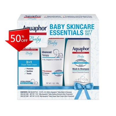 Aquaphor Baby Skincare Essentials Gift Set - 3pk: For Normal & Sensitive