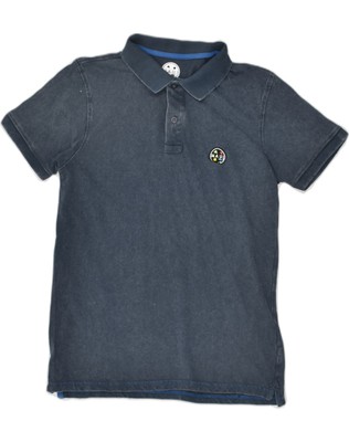 MAUI AND SONS Mens Polo Shirt Small Navy Blue Cotton VS01