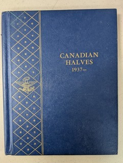 Canada Canadian 50c Halves Collection 1937 to 1968 Whitman No. 9509 Complete