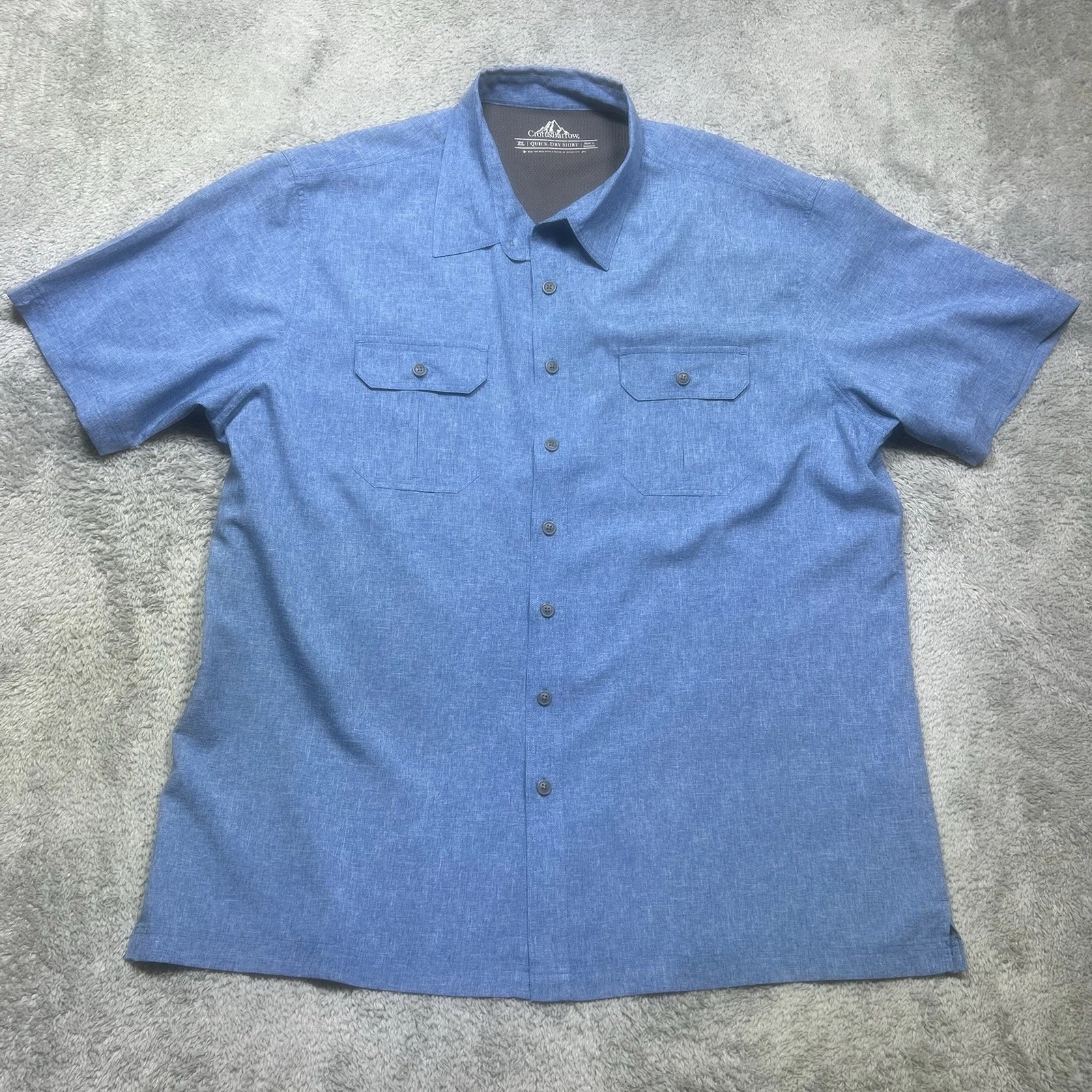 Croft & Barrow Shirt Men's XL Blue Quick Dry Short Sleeve Vented Outdoor Hiking
Opens in a new windo