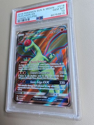 2019 Pokemon Sun & Moon Cosmic Eclipse Flygon GX Full Art Rare 218