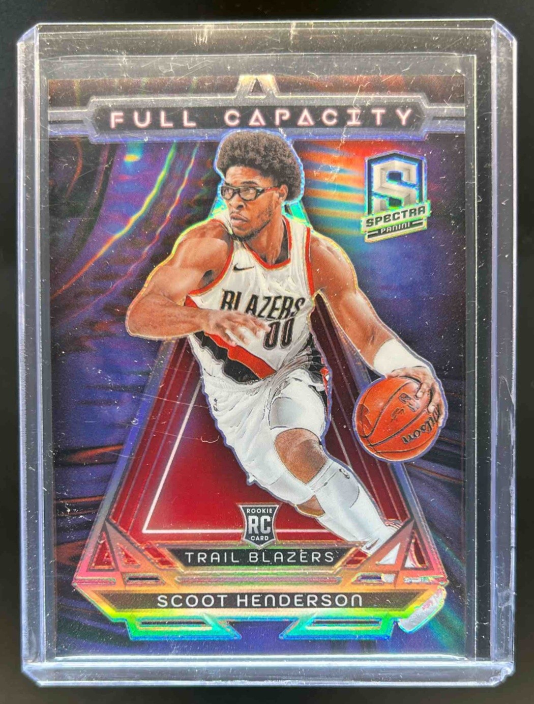 2023-24 Spectra Scoot Henderson Full Capacity RC Rookie #13 Trail Blazers