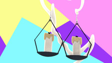 Burnt Out Candle earrings