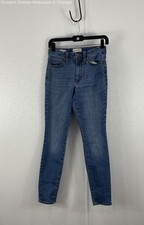 Universal Thread Women's Blue High-Rise Skinny Jeans Medium Wash Sz 4R