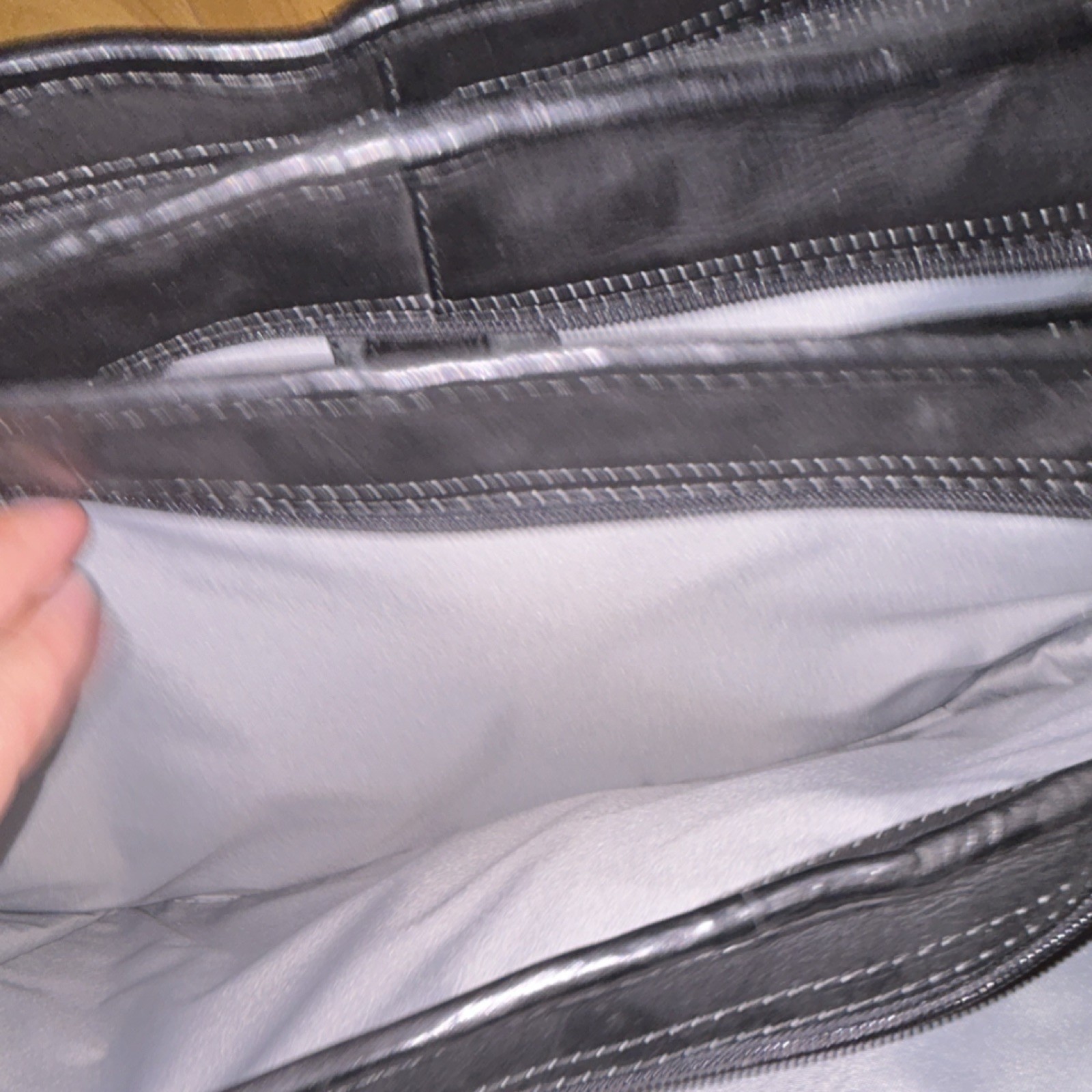 Piel Black Briefcase/Document Case Zip Adjustable… - image 5