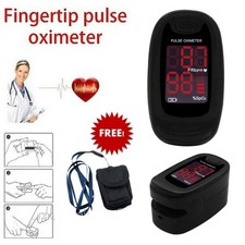 Finger Tip Pulse Oximeter Meter SpO2 Oxygen Saturation rate Heart Blood Monitor