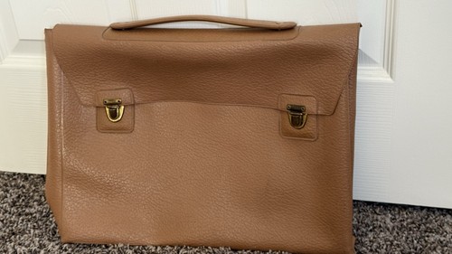 Vtg 60's PROPERTY OF US GOVERNMENT Dark Tan Pebbled Vinyl Pouch /Case