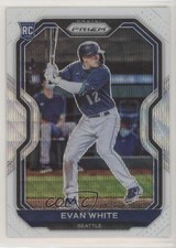 2021 Panini Prizm White Wave Prizm Evan White #89 0w7